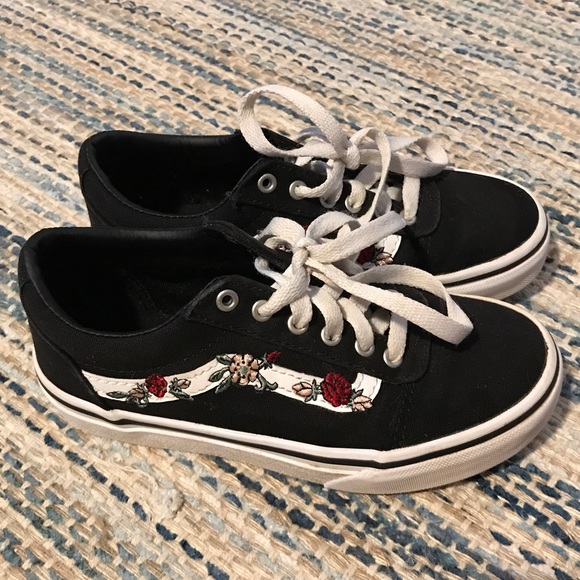 girls vans size 13
